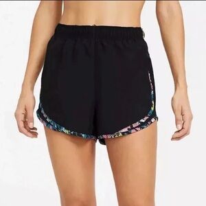 Nike Black Women's Shorts with Colorful Trim